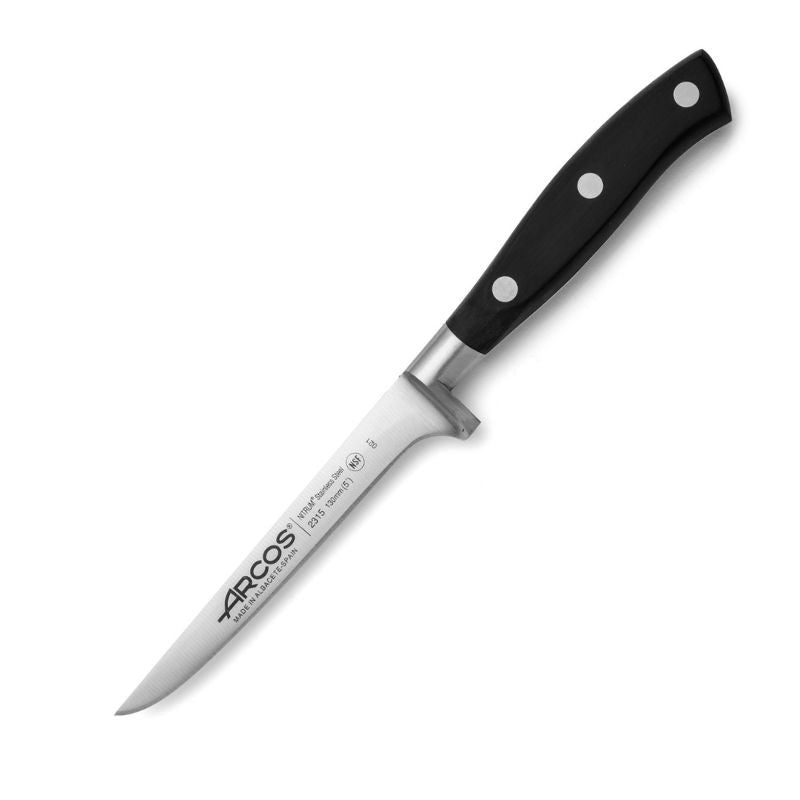 Riviera Series 130mm Black Boning Knife - ARCOS