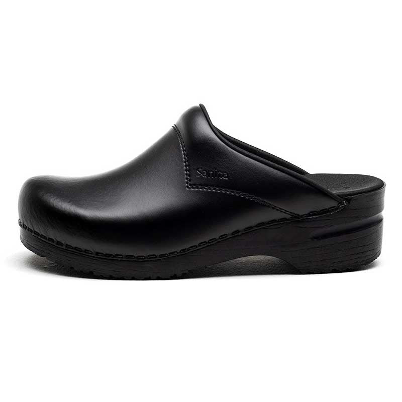 SAN-FLEX Black work clog Sanita