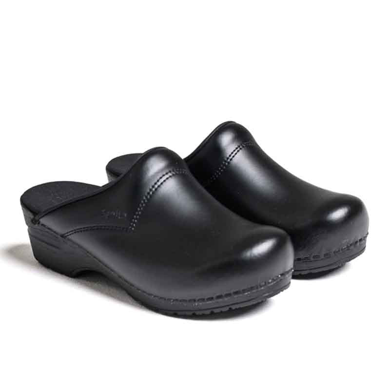 SAN-FLEX Black work clog Sanita