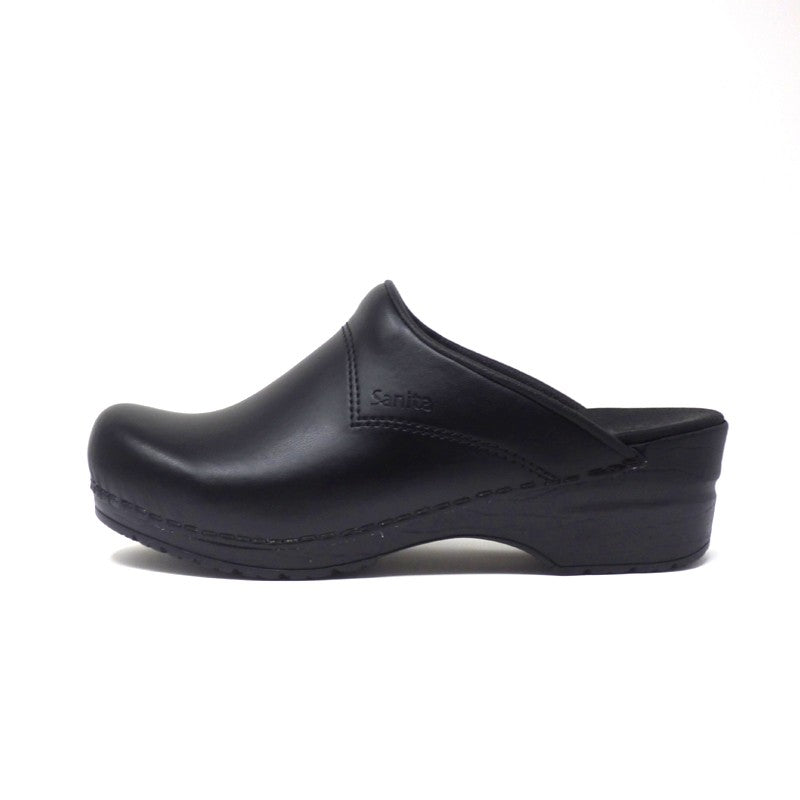 SAN-FLEX Black work clog Sanita