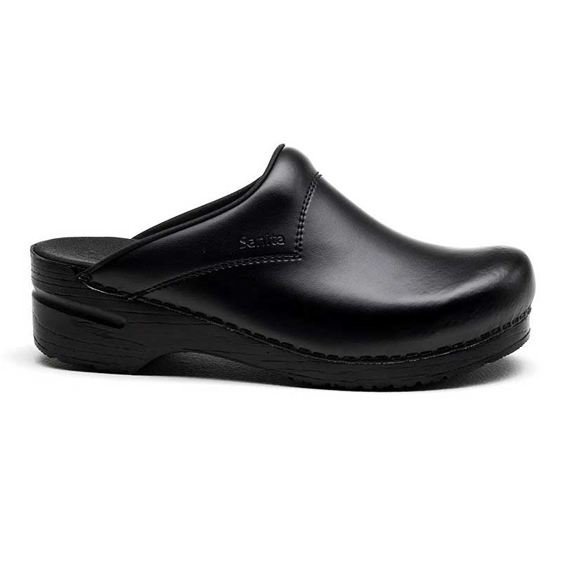 SAN-FLEX Black work clog Sanita