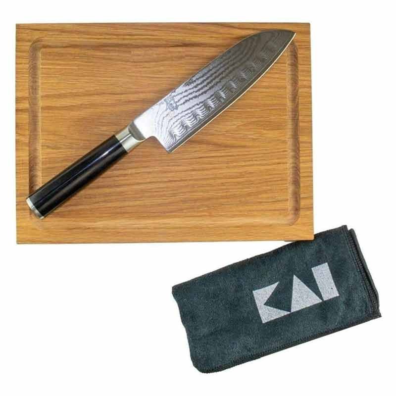 Santoku Knife with Hollow Edge 18 cm SHUN CLASSIC - KAI