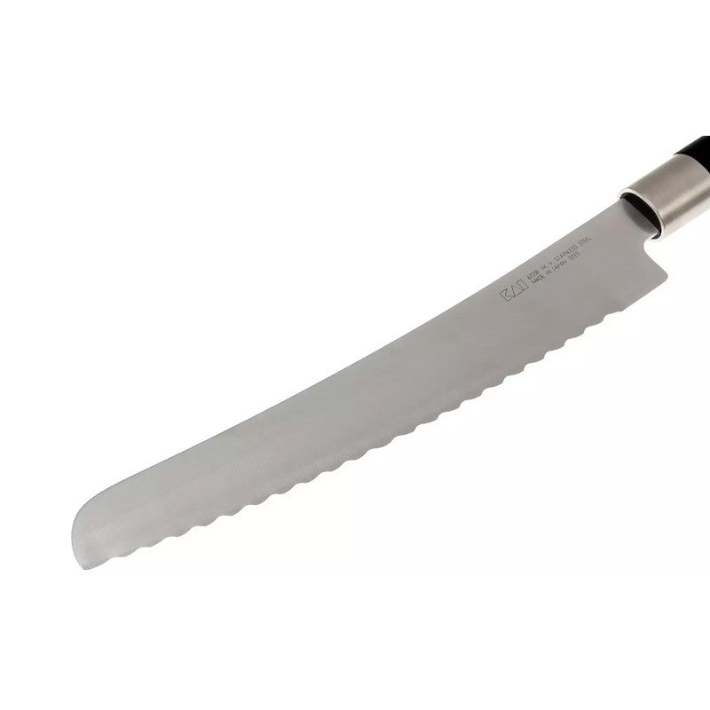 Serrated Bread Knife 23 cm WASABI BLACK - KAI