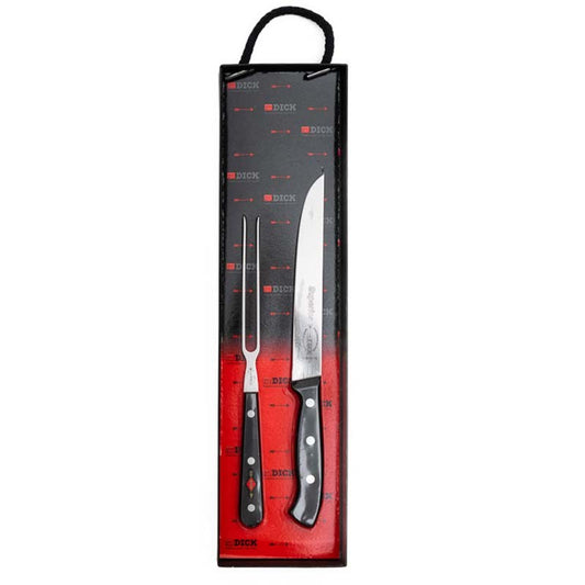 Stainless Steel Carving Set with Slicing Knife and Carving Fork- DICK