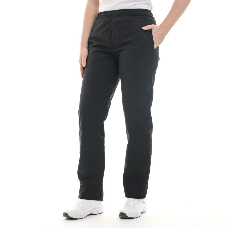 Unisex Black ECO/LYOCELL Kitchen Trousers - MANELLI