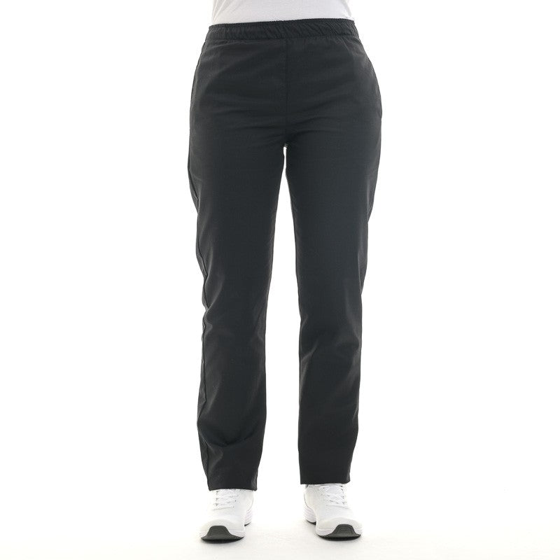 Unisex Black ECO/LYOCELL Kitchen Trousers - MANELLI