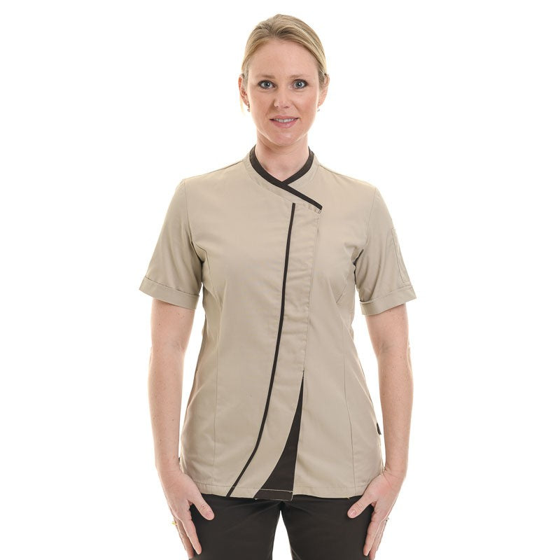 Women's Beige and Brown Kitchen Coat GINSENG - Lafont