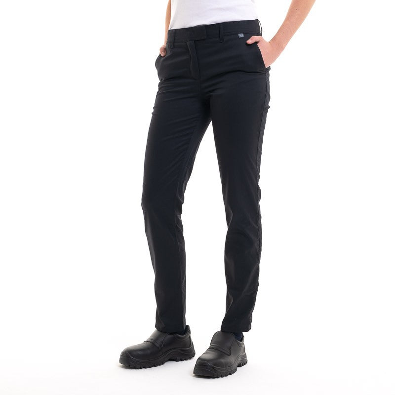 Women's Black Kitchen Trousers Cambia 37.5 - ROBUR