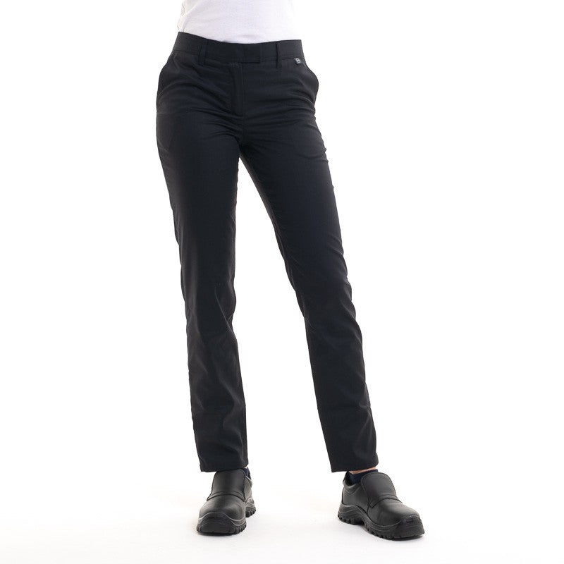 Women's Black Kitchen Trousers Cambia 37.5 - ROBUR