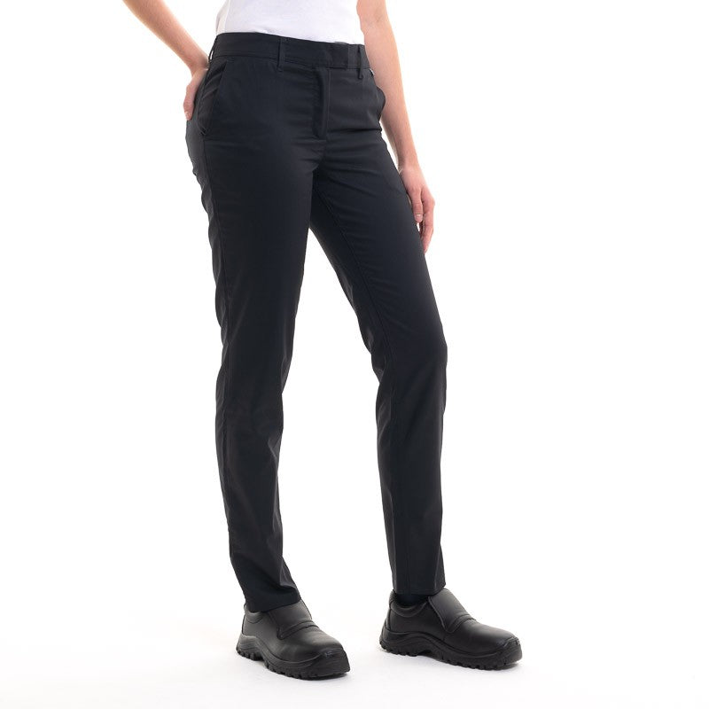 Women's Black Kitchen Trousers Cambia 37.5 - ROBUR