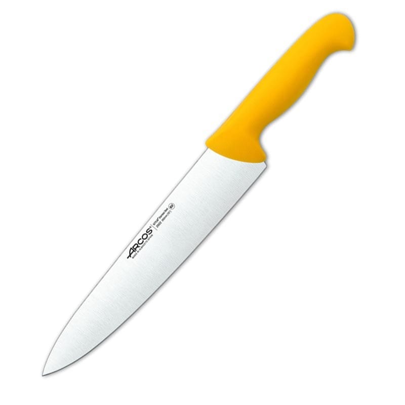 Arcos Yellow Chef Knife 9.84 inch from the 2900 Range - ARCOS