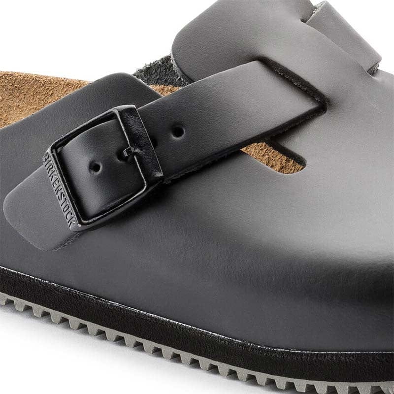 Birkenstock Kitchen Shoes Mixed Work Clog Boston Grip Black - BIRKENSTOCK