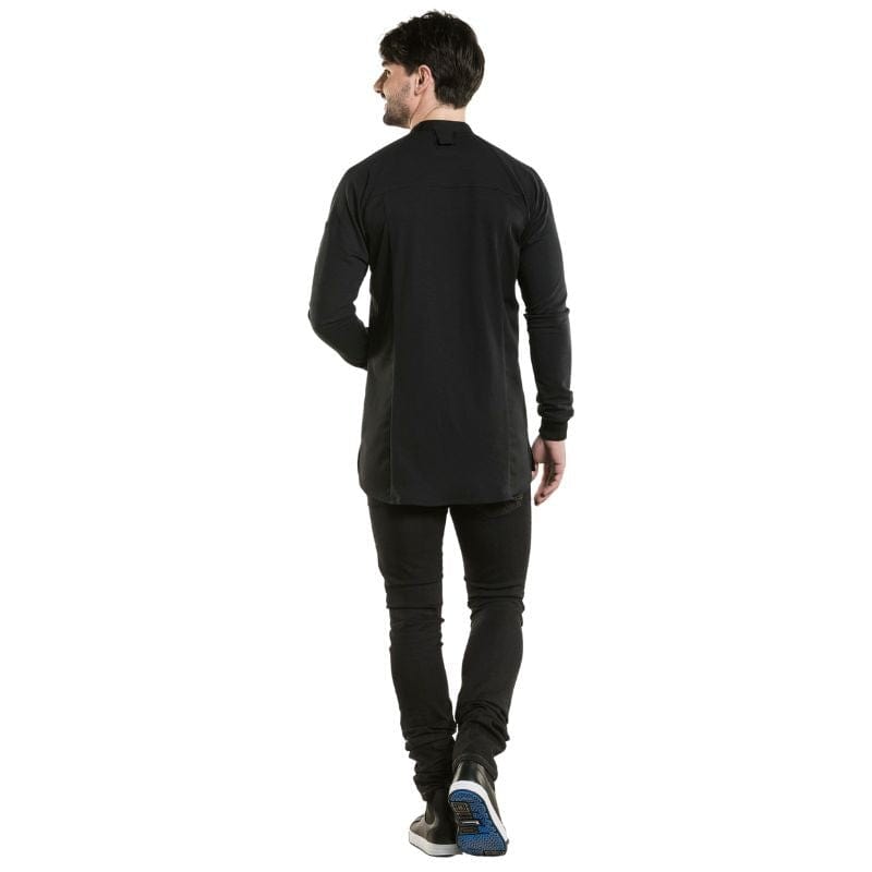 Chaud Devant Black Centered Cut Kitchen Coat - Fratello - Chaud Devant