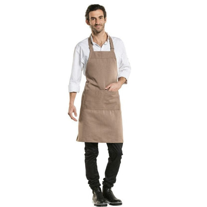 Chaud Devant Nordic Style Beige Clay Apron - CHAUD DEVANT