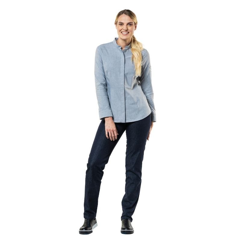 Chaud Devant Women's Gray Nordic Kitchen Coat - CHAUD DEVANT