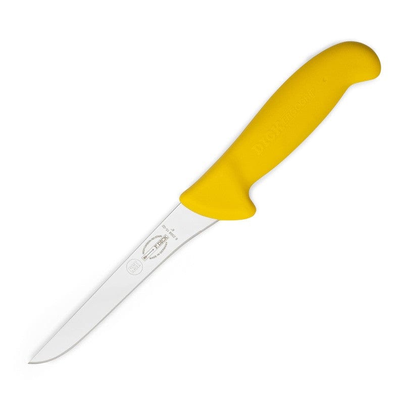 Dick Boning Knife with Narrow Blade Ergogrip Yellow 5.91 inch - DICK