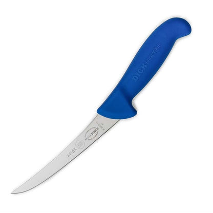 Dick Boning Knife with Semi-Flexible Blade Ergogrip Blue 5.91 inch - DICK