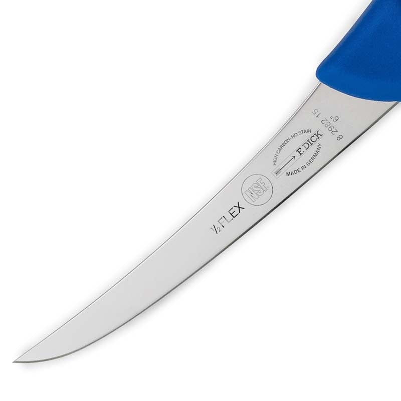 Dick Boning Knife with Semi-Flexible Blade Ergogrip Blue 5.91 inch - DICK