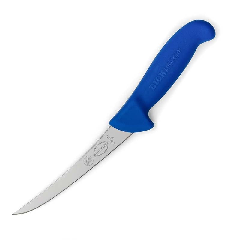 Dick Boning Knife with Stiff Blade Ergogrip Blue 5.91 inch - DICK