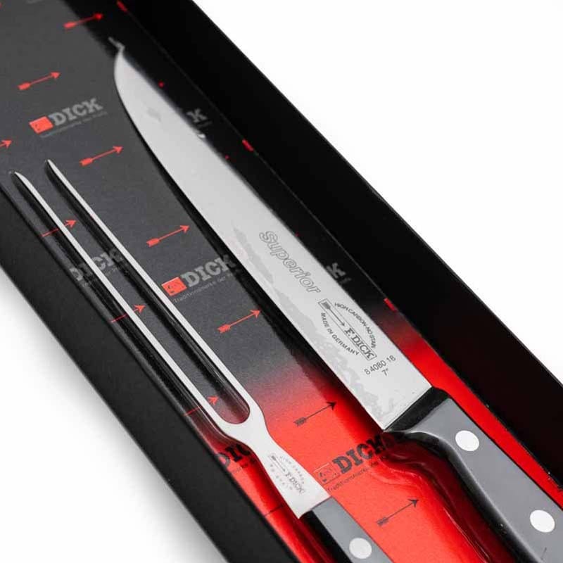 Dick Stainless Steel Carving Set with Slicing Knife and Carving Fork - DICK