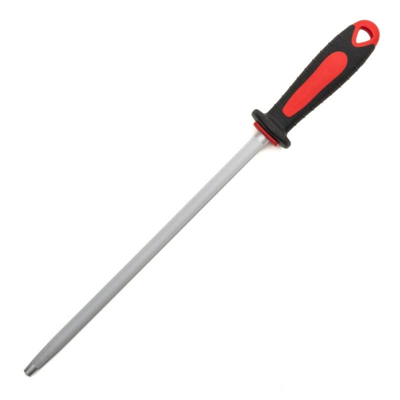 Fischer Bargoin Round Sharpening Steel 11.81 inch with Dual-material Handle - FISCHER