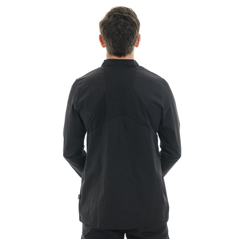 Lafont - Cuisine Men's Black Double-collar Kitchen Coat - LAFONT