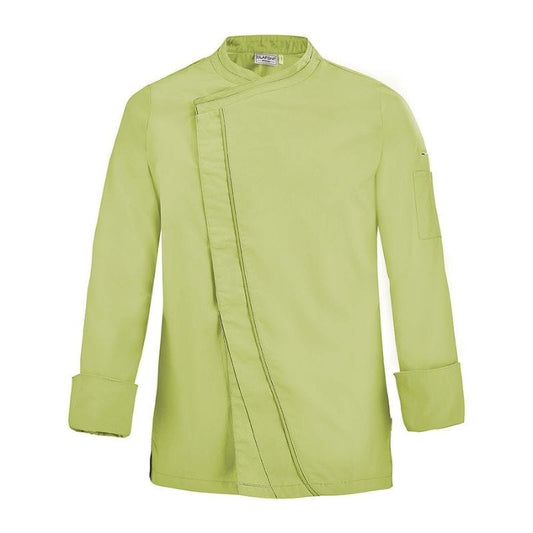 Lafont - Cuisine Men's Long Sleeve Lime Chef Coat  Mint - LAFONT