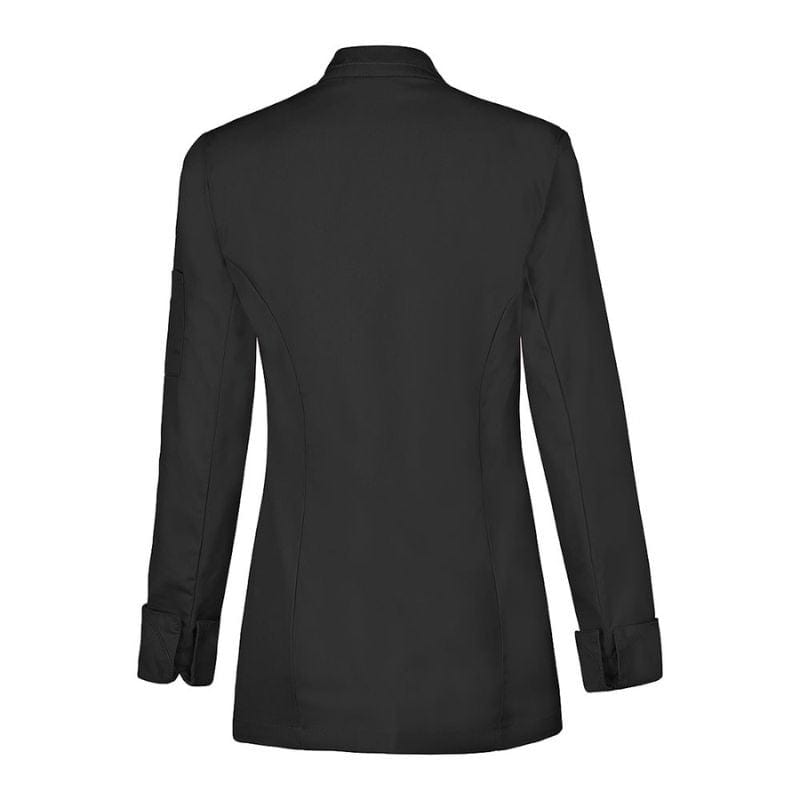 Lafont - Cuisine Saffron Women's Kitchen Coat Long Sleeve Black - LAFONT