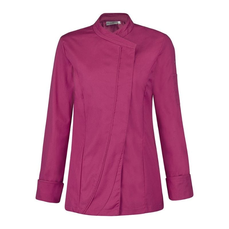 Lafont - Cuisine Saffron Women's Kitchen Coat Long Sleeve Fuchsia - LAFONT