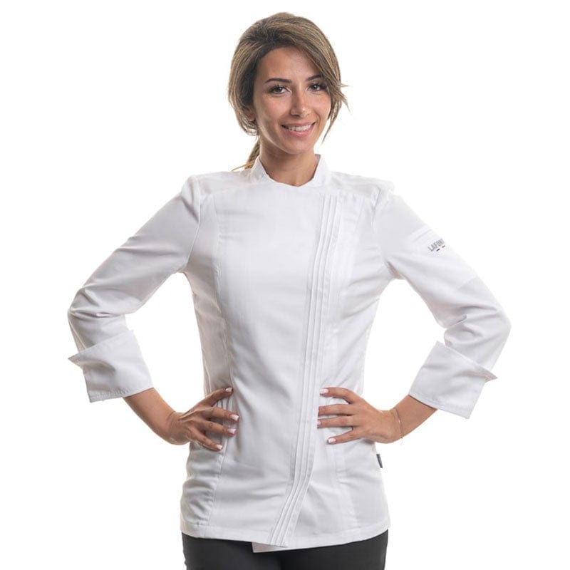 Lafont - Cuisine Women's Titanium White Chef's Coat - LAFONT