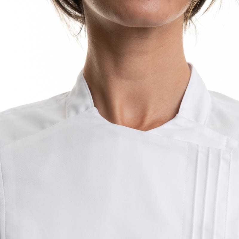 Lafont - Cuisine Women's Titanium White Chef's Coat - LAFONT