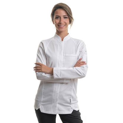 Lafont - Cuisine Women's White Pepper Kitchen Coat - LAFONT