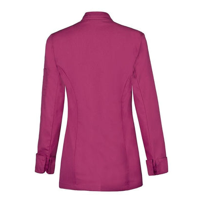 Lafont - Cuisine XS Saffron Women's Kitchen Coat Long Sleeve Fuchsia - LAFONT