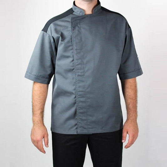 Manelli GRAY Long Sleeve or Short Sleeve Kitchen Coat - MANELLI