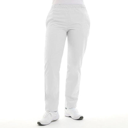 Manelli Large White Unisex Kitchen Pants - MANELLI