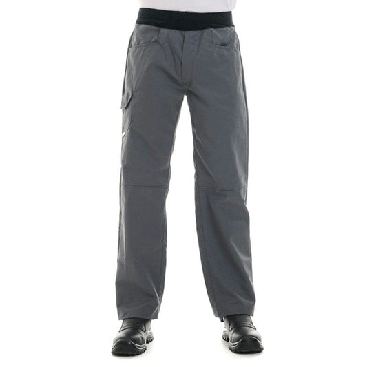 Manelli Mixed Gray Comfort Kitchen Trousers - MANELLI