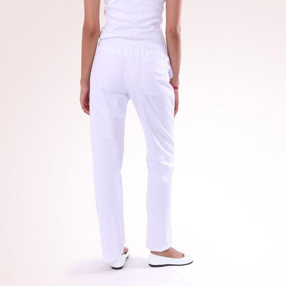 Manelli Mixed Kitchen Trousers White ECO/LYOCELL - MANELLI