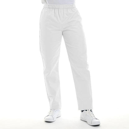 Manelli Mixed Kitchen Trousers White ECO/LYOCELL - MANELLI