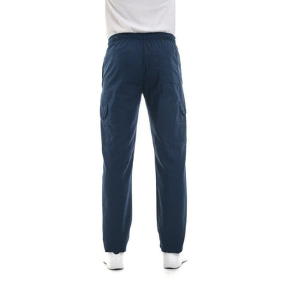 Manelli Navy Blue Kitchen Pants with Side Pockets - MANELLI