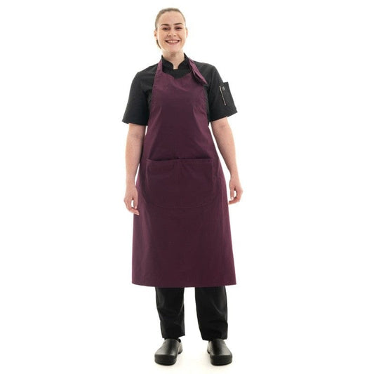 Manelli Plum Bib Apron - MANELLI