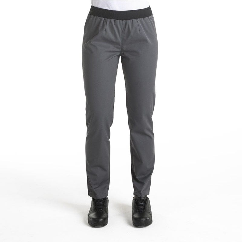 Manelli T0 - XS Women's Gray Slim Kitchen Trousers - MANELLI