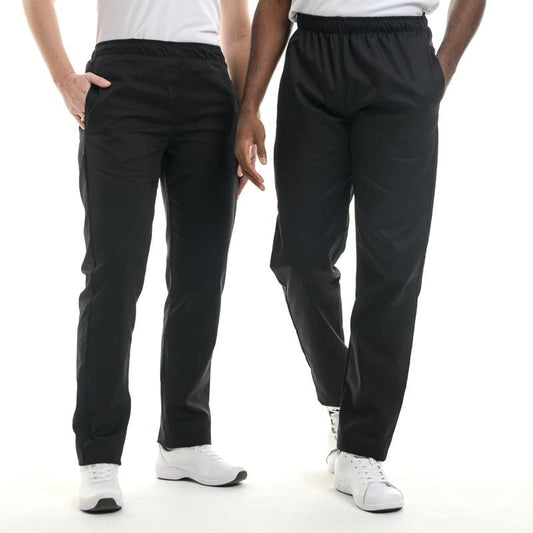 Manelli Unisex Black ECO/LYOCELL Kitchen Trousers - MANELLI