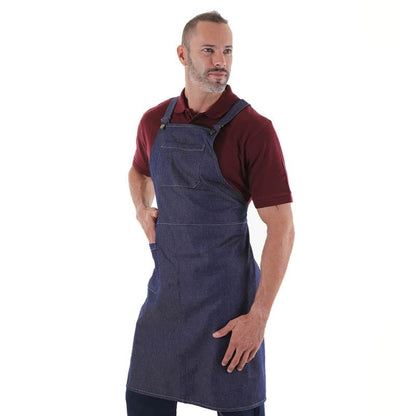 Manelli Urban Crossover Denim Bib Apron - MANELLI