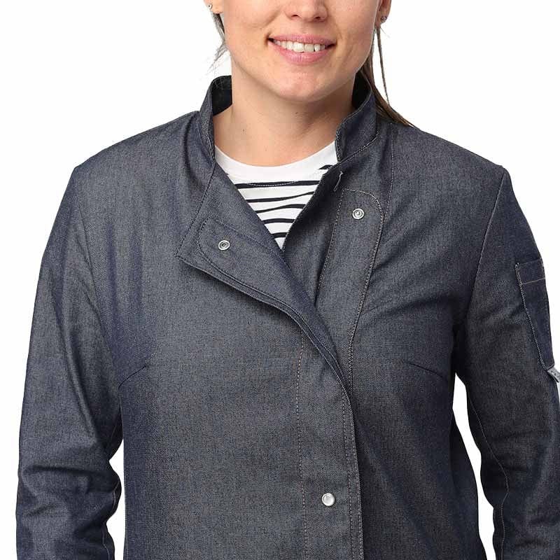 Manelli Women's Jean Long Sleeve Pocket Kitchen Coat - MANELLI