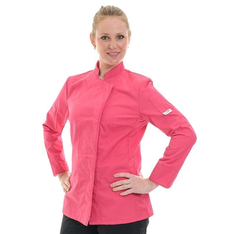 Manelli Women's Pink Short Sleeve or Long Sleeve Kitchen Coat - MANELLI