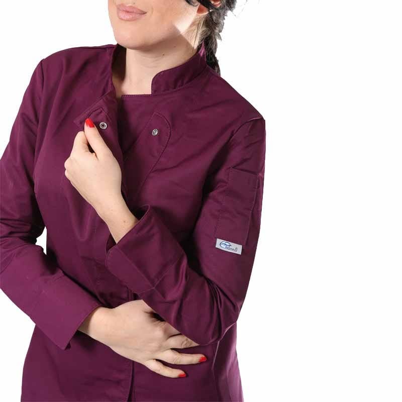 Manelli Women's Plum Long Sleeve Kitchen Coat - MANELLI