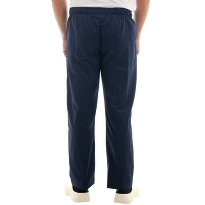 Manelli XS Carros Navy Blue Elastic Belt Work Trousers - MANELLI