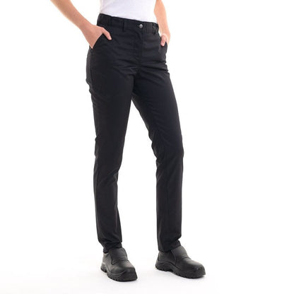 Robur Adelie Women's Black Kitchen Pants - ROBUR