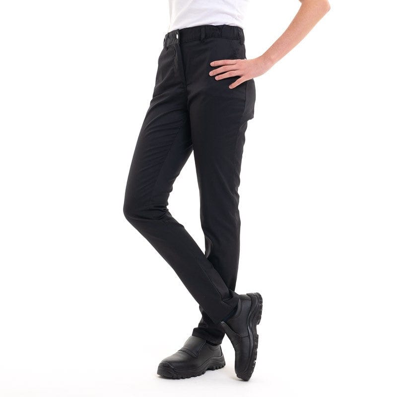 Robur Adelie Women's Black Kitchen Pants - ROBUR