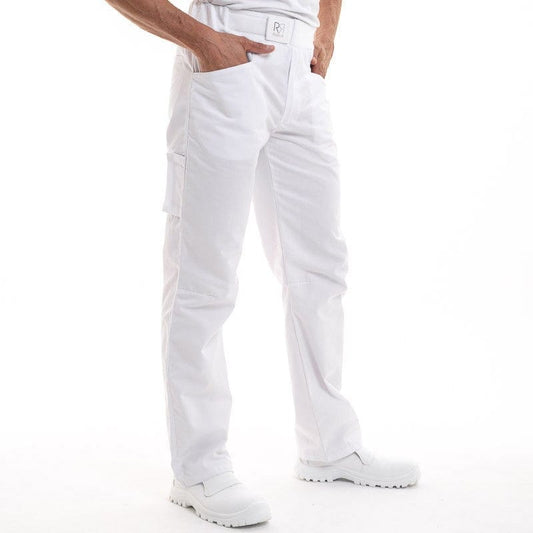 Robur Arenal White Kitchen Trousers - ROBUR